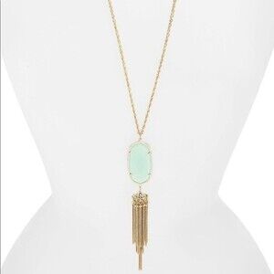 Kendra Scott Rayne Necklace Gold/Chalcedony